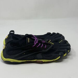 Vibram FiveFingers V-Run Shoes Womens 7.5 - 8 EU 38 Black Barefoot Minimalist